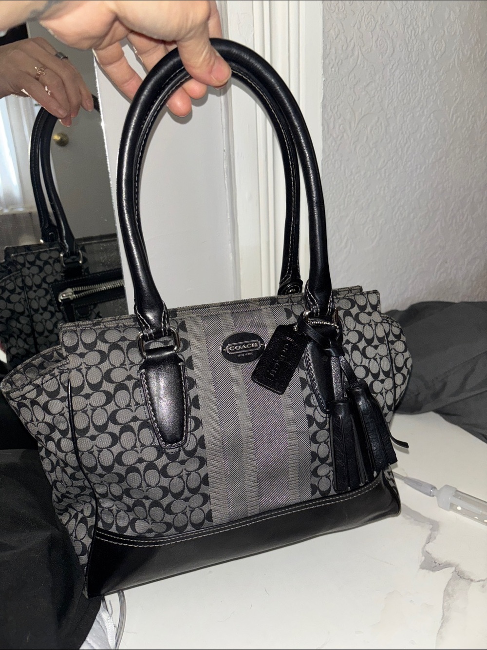Coach Signature Canvas legacy Molly Satchel gorgeous collectors piece